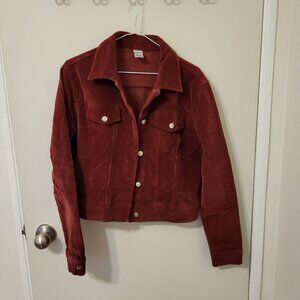 Cropped Corduroy Jacket